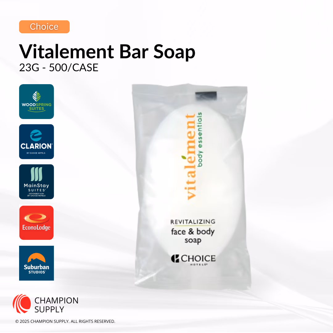 Vitalement Face & Body Soap 23g, Case of 500